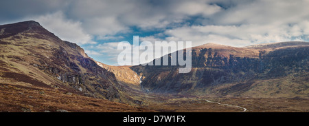 The Comeragh Mountains in late winter near Mahon Falls, County Waterford, Ireland Stock Photo