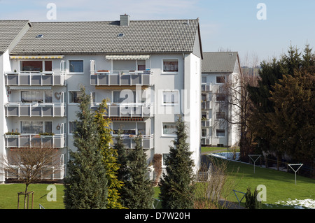 Social housing Leichlingen Germany Stock Photo