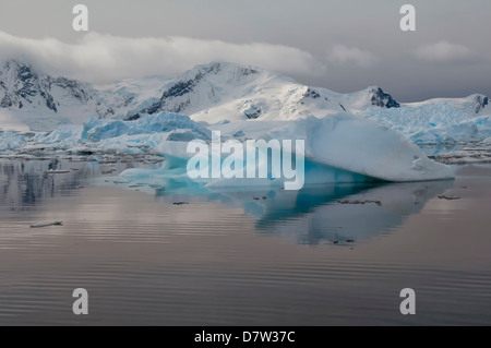 Bahia Paraiso (Paradise Bay), Antarctic Peninsula, Antarctica Stock Photo