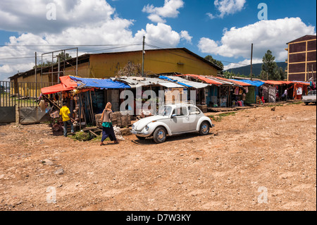 Street scene, Addis Ababa, Ethiopia Stock Photo