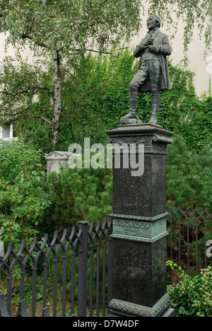 Grave of Johann Gottfried Schadow in Dorotheenstadt cemetery Berlin Germany. Stock Photo