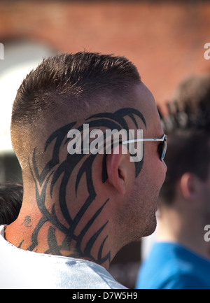 Tattoo Tattoos On Back Of Neck Head Hi Res Stock Photography And Images Alamy