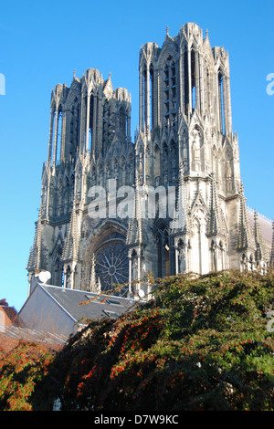 Reims cathedral, France Stock Photo