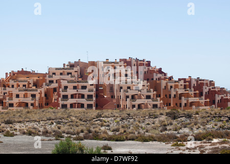 Abandoned construction sites on Spain's coast. Stock Photo