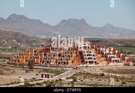 Abandoned construction sites on Spain's coast. Stock Photo