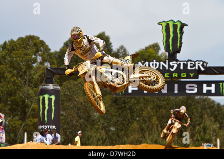agueda, Portugal, 5th May 2013, World Championship MX1, Belgian Clement Desalle with a Suzuki 2nd race 1 and was 5th in race 2 Stock Photo