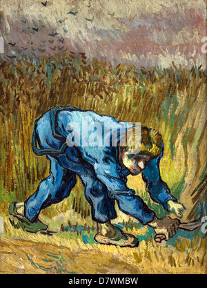 Vincent van Gogh - Reaper with Sickle Stock Photo - Alamy