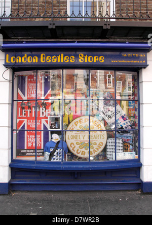 London Beatles Store Baker Street Stock Photo