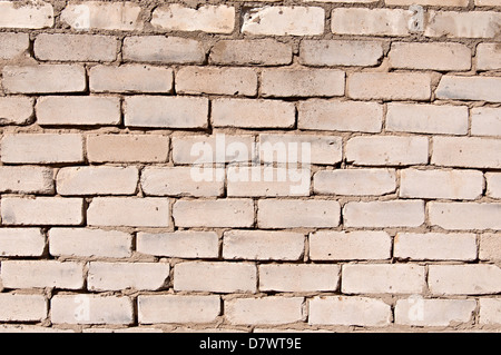Abstract background - white brick wall. Stock Photo