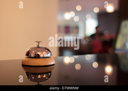 A service bell in a hotel Stock Photo