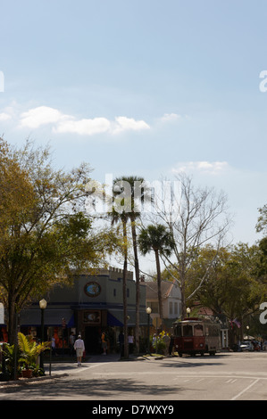 City streets, Mount Dora, Florida, USA Stock Photo