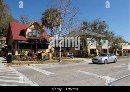 City streets, Mount Dora, Florida, USA Stock Photo