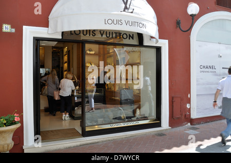 Louis Vuitton shop, Capri Stock Photo - Alamy