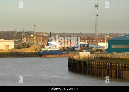 Part of Shoreham Port - Shoreham-by-Sea, West Sussex, England, UK. Stock Photo