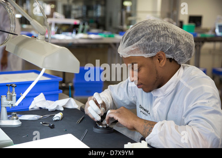 High-Quality Watch Manufacturing in Detroit Stock Photo