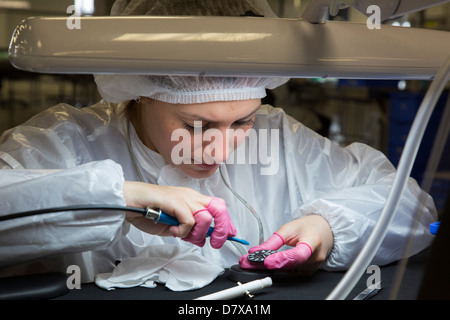 High-Quality Watch Manufacturing in Detroit Stock Photo