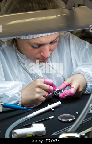 High-Quality Watch Manufacturing in Detroit Stock Photo