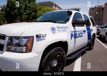 Homeland Security police car - Washington, DC USA Stock Photo