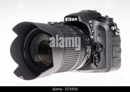 Nikon D7100 digital SLR - camera with 18-105mm lens. Stock Photo