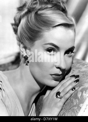 VALERIE HOBSON (1917-1998)  UK film actress about 1955 Stock Photo