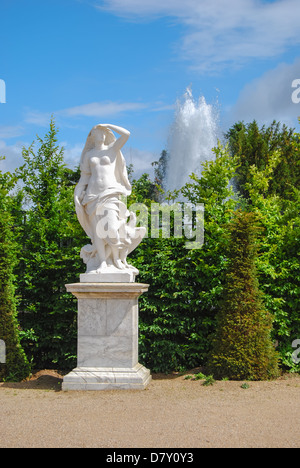 statue of liberty with eagle in the Gardens of Versailles, France Stock Photo