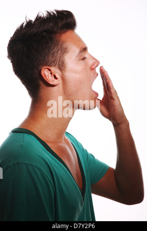 man tired Stock Photo