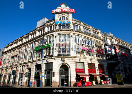 The Printworks - entertainment venue- , Withy Grove / Corporation Street, city centre, Manchester, England, UK. Stock Photo