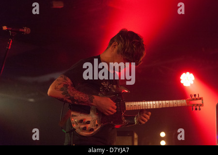 Thee Osees performing at All Tomorrows Parties Festival, Pontins, Camber Sands, West Sussex, England, United Kingdom. Stock Photo