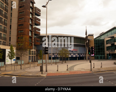 Capital FM Arena Nottingham building outside exterior front Nottingham City Centre, Nottinghamshire, UK, England Stock Photo