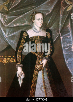 MARY QUEEN OF SCOTS (1542-1587)  unknown artist about 1563 Stock Photo