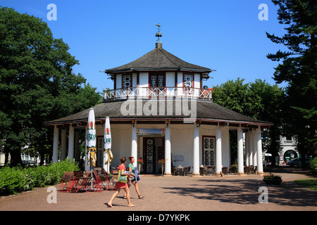 Chinese pavilion at the park Kamp, Bad Doberan, Mecklenburg, Germany Stock Photo