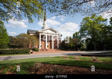 Daniel Memorial Chapel on Campus of Furman University in Greenville, SC, USA Stock Photo