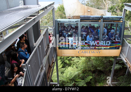 Scenic World Cableway in the Blue Mountains of Australia Stock Photo ...