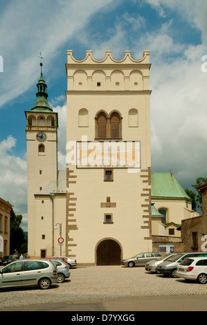 St Jacob's Church, Lipnik nad Becvou, Moravia, Czech Republic Stock Photo