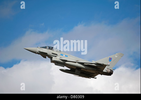 Eurofighter Typhoon EO FGR4 RAF No 6 Sqn Leuchars. Scotland.   SCO 9116 Stock Photo