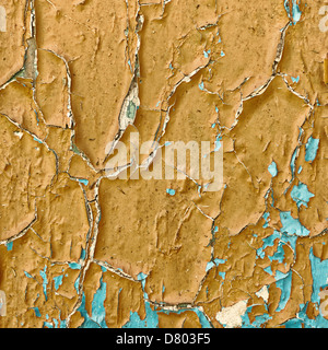 Cracked paint on door. Vintage texture . Stock Photo