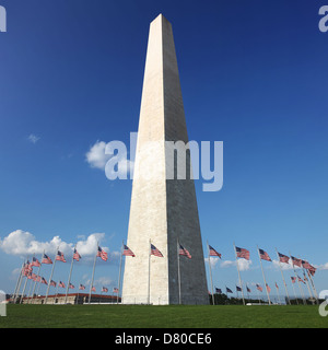 Washington Monument in DC, United States of America Stock Photo