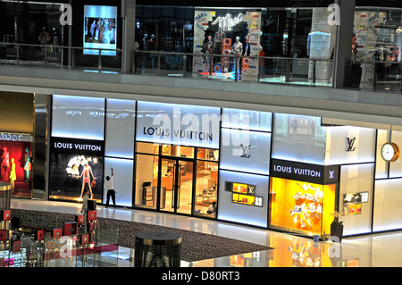 Louis vuitton shop mall emirates hi-res stock photography and
