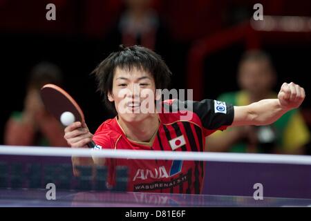 Kenta Matsudaira (JPN), MAY 16, 2013 - Table Tennis : World Table Tennis Champioship 2013 Men's Singles second round at Palais Omnisport de Paris Bercy in Paris, France (Photo by Enrico Calderoni/AFLO SPORT) Stock Photo