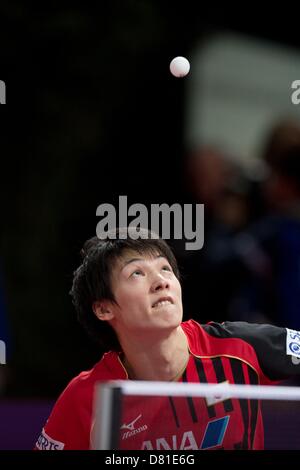 Kenta Matsudaira (JPN), MAY 16, 2013 - Table Tennis : World Table Tennis Champioship 2013 Men's Singles second round at Palais Omnisport de Paris Bercy in Paris, France (Photo by Enrico Calderoni/AFLO SPORT) Stock Photo