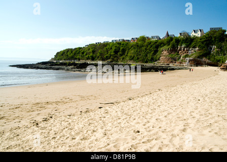 Beach Jacksons Bay, Barry Island, Vale of Glamorgan, South Wales, UK. Stock Photo