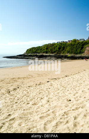 Beach Jacksons Bay, Barry Island, Vale of Glamorgan, South Wales, UK. Stock Photo