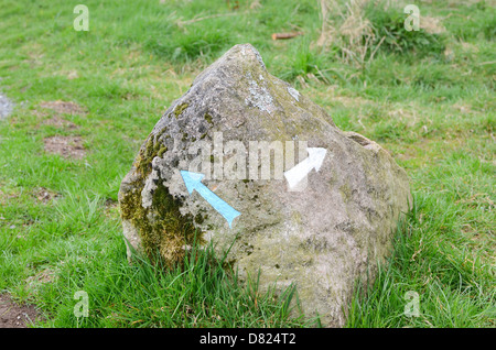 Two arrows pointing in the opposite direction. Stock Photo
