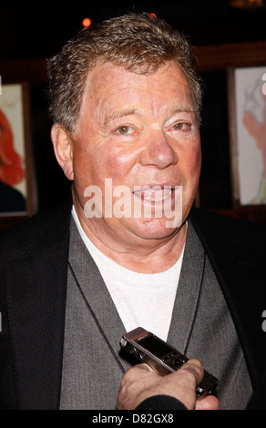 William Shatner Opening night afterparty for 'Shatner's World: We Just Live In It' held at Sardi's restaurant New York City, Stock Photo