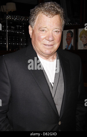 William Shatner Opening night afterparty for 'Shatner's World: We Just Live In It' held at Sardi's restaurant New York City, Stock Photo