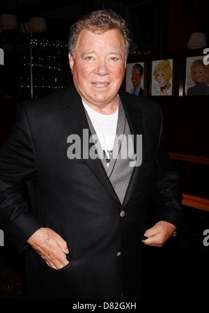 William Shatner Opening night afterparty for 'Shatner's World: We Just Live In It' held at Sardi's restaurant New York City, Stock Photo