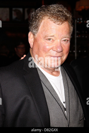 William Shatner Opening night afterparty for 'Shatner's World: We Just Live In It' held at Sardi's restaurant New York City, Stock Photo