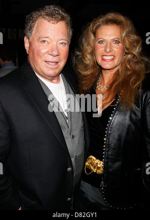 William Shatner and his wife Elizabeth Shatner Opening night afterparty for 'Shatner's World: We Just Live In It' held at Stock Photo