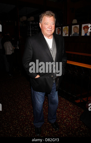 William Shatner Opening night afterparty for 'Shatner's World: We Just Live In It' held at Sardi's restaurant New York City, Stock Photo