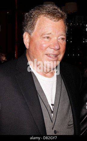 William Shatner Opening night afterparty for 'Shatner's World: We Just Live In It' held at Sardi's restaurant New York City, Stock Photo